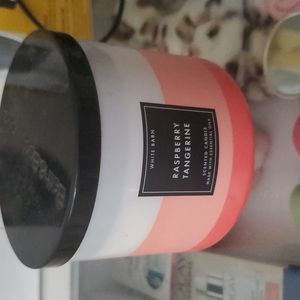 Candle raspberry tangerine